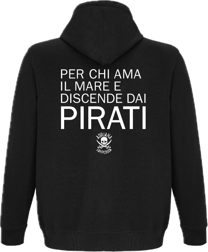 Felpa "Discendenti dei Pirati" – Edizione Galeone Adriana ⚓️🏴☠️